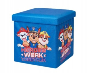 Paw Patrol - Skladovacie Puff blue pes hliadka