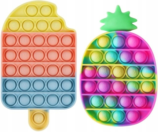 Push Bubble Pop to Fidget Sensory Toy 2 ks