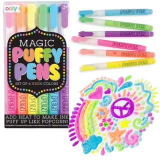 Našuchorený Pen Effect 3D Čarovná Puffy Ooly Foam