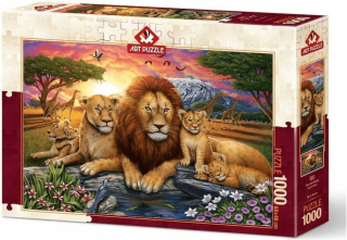 Puzzle 1000 Afrika, rodinné Ľvov