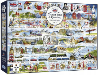 Puzzle 1000 britskú Marks G3