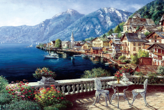 Puzzle 1000 kusov krásnych návrhov morskej krajiny