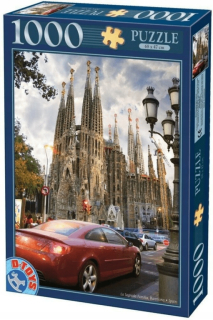 Puzzle 1000 Spain, Barcelona Sagrada Familia