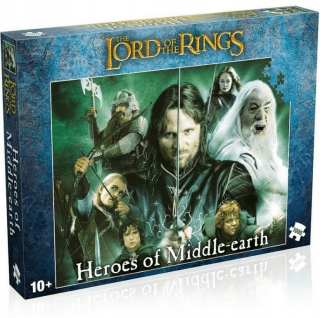 Puzzle 1000 Lord of the Rings hrdinov Middlearth