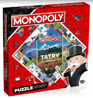 Puzzle 1000 Monopoly Tatry a Zakopane