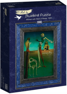 Puzzle 1000 Salvador Dalí, ženy s hlavou s ružami