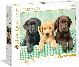 Puzzle 1000 tri labradora 39279