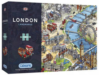 Puzzle 1000 pamiatok v Londýne G3