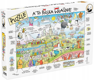 Puzzle 1000 el. - A to je Poľsko, Mleczko
