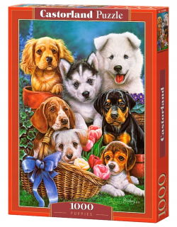 Puzzle 1000 prvky pes Psy 104048