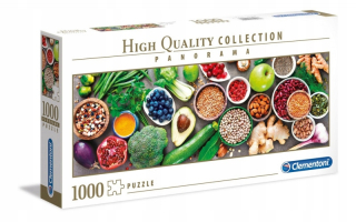 Puzzle 1000 Panorama prvky zdravé Veggle