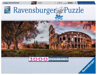 Puzzle 1000 prvky Colosseum panorama za súmraku