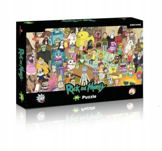 Puzzle 1000 prvky Rick a Morty,