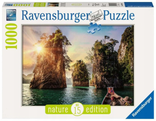 Puzzle sa 1000 prvkami Tri skaly Cheow, Tajladni