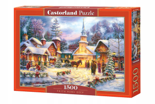 Puzzle 1500 el. C-151646-2 Faith hlboká