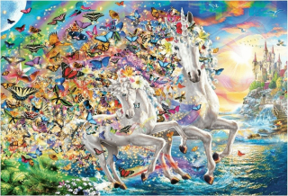 Puzzle 2000 fantastické jednorožca