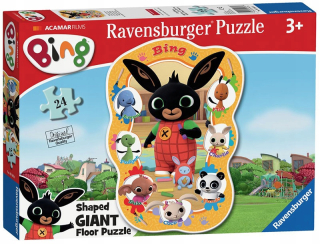 Zajačik Bing - Puzzle 24: Bing: Veľké podlahové hádanky (055630)