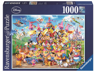 Puzzle 2D Karnevalové znaky Disneya 1000 Elements