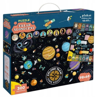Puzzle 300 Elements slnečnej sústavy xplore tím