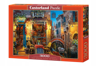 Puzzle 3000 Jedinečné miesto v Benátkach Castor