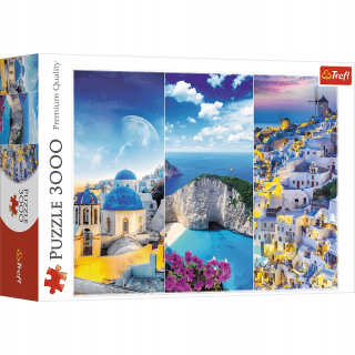 Puzzle 3000 EL - grécke sviatky 33073