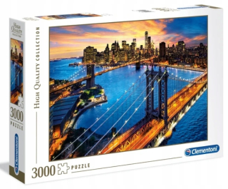 Puzzle 3000 el HQ New York 33546 Clementoni