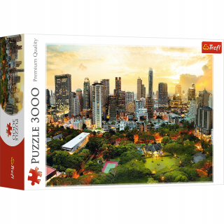 Puzzle 3000 EL - západ slnka v Bangkoku 33060