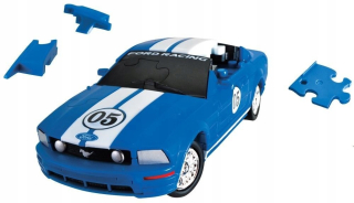 Puzzle 3D autá - Ford Mustang - Úroveň 3/4 G3 G3