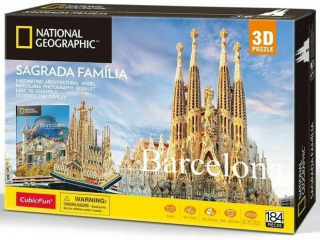 3D Puzzle Sagrada Familia v Barcelone národných