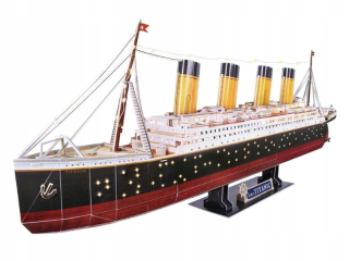 3D Titanic puzzle s LED osvetlením 266el. 20521