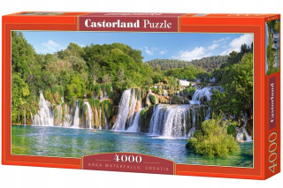 Puzzle 4000 Vodopády el Krka Chorvátsko 400 133