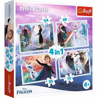 Frozen Elsa - Puzzle 4v1 mágie v Lord of the Lord of Ice Frozen 2