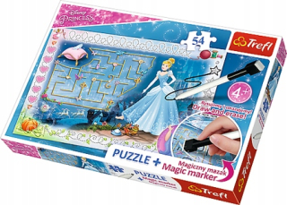 Puzzle 54 + Pisak Princess 75112