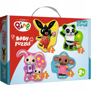 Zajačik Bing - Puzzle Baby Classic Bing a priatelia / Tbaby 36085