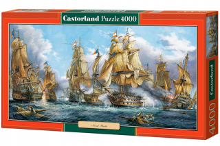 Castorland 4000 C-400102 Námorná bitka Puzzle