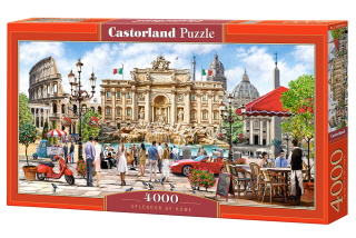 Puzzle Castorland 400270 nádhere Rím el 4000.