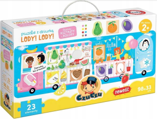 Czúcz puzzle s dierou v zmrzlinu! Zmrzlina! 23 El.