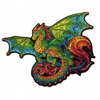 Drevené puzzle pre dospelých DRAGON A4 150 El.