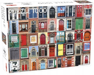 Puzzle holandský okná a dvere 1000