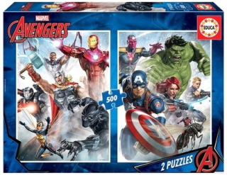Educa Marvel Avengers 2x500 prvky puzzle
