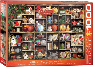 Puzzle vianočné ozdoby Eurographics 1000