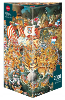 Heye 2000 EL puzzle. Trafalgar (Puzzle + poster)