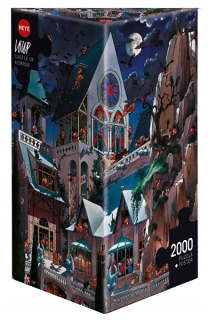 Puzzle Heye 2000el. Hrozný zámok (Logical + poster)