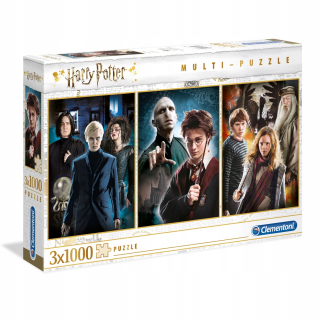Hádanky Harry Potter 3x1000 el Ron, Hermiona a Snape