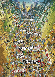 Puzzle Heye 2000el. Crazy Protest (2000)