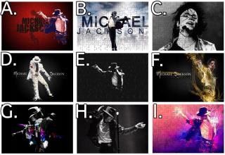 Puzzle Michael Jackson + zadarmo Meno / 252 Elements