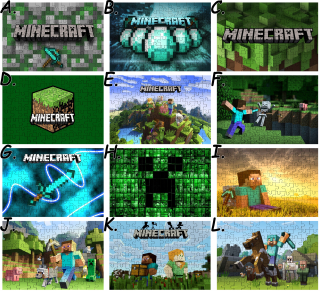 Minecraft - Minecraft 252 EL puzzle. + ZADARMO textu a box