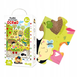 Pozorovanie puzzle Vzdelávacie záhrada o 40 el. tykadlo