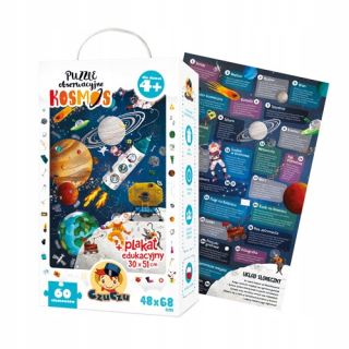 Pozorovanie puzzle priestor + plagát napínania 60 el.