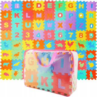 Pena puzzle písmená číslice Mat pre deti 72el